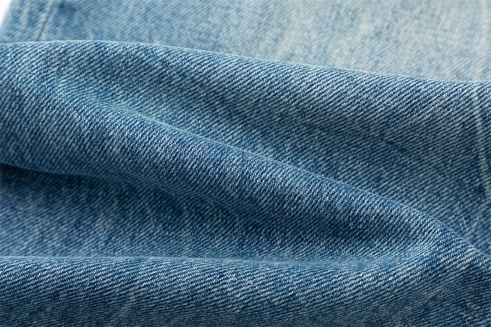 DAXUEN Light blue wide-leg denim jeans with gradient wash