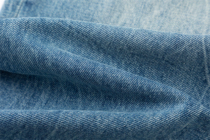 DAXUEN Light blue wide-leg denim jeans with gradient wash