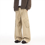 DAXUEN Wide-leg cargo pants with pockets