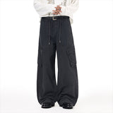DAXUEN Wide-leg cargo pants with pockets