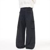 DAXUEN Wide-leg cargo pants with pockets