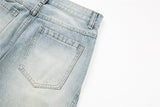 DAXUEN Wide-leg denim jeans with a balloon-like silhouette