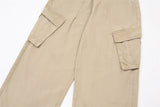 DAXUEN Wide-leg cargo pants with pockets