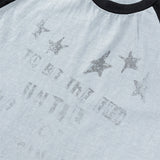 DAXUEN Short-sleeved raglan t-shirt with star print