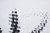 DAXUEN Bold graffiti text short-sleeve T-shirt in black and white