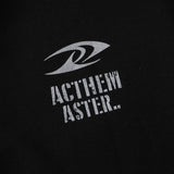 DAXUEN Distressed graphic print t-shirt with denim jacket design