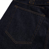DAXUEN Dark indigo wide-leg denim jeans