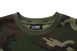 DAXUEN Camouflage long-sleeve top with graphics