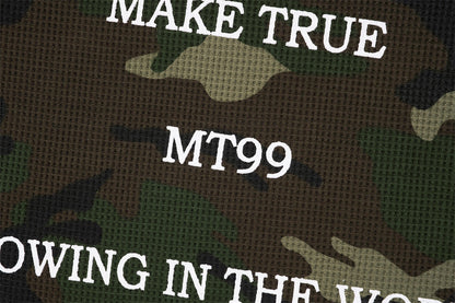 DAXUEN Camouflage long-sleeve top with graphics