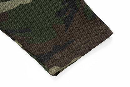 DAXUEN Camouflage long-sleeve top with graphics