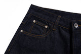 DAXUEN Dark indigo wide-leg denim jeans
