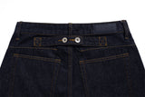DAXUEN Dark indigo wide-leg denim jeans