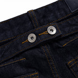 DAXUEN Dark indigo wide-leg denim jeans