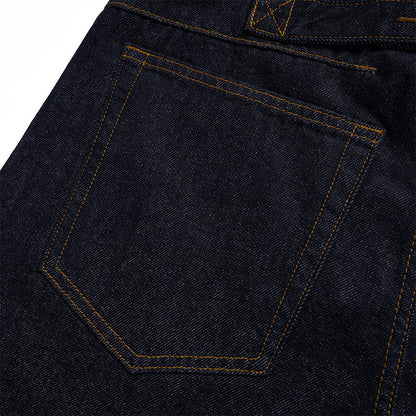DAXUEN Dark indigo wide-leg denim jeans