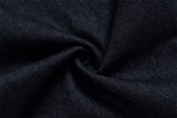 DAXUEN Dark indigo wide-leg denim jeans