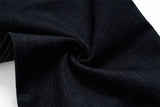 DAXUEN Indigo wide-leg jeans with golden-yellow stitching