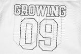 DAXUEN Short-sleeved loose-fitting mesh jersey t-shirt