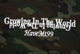 DAXUEN Relaxed-fit camouflage short-sleeved T-shirt