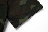 DAXUEN Relaxed-fit camouflage short-sleeved T-shirt