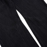 DAXUEN Loose-fitting wide-leg black denim jeans