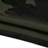 DAXUEN Camo graphic t-shirt with bold text and designs