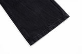 DAXUEN Loose-fitting wide-leg black denim jeans