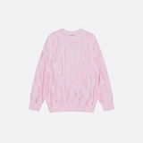 Women Stylish Oversized Round Neck Knit Sweater
