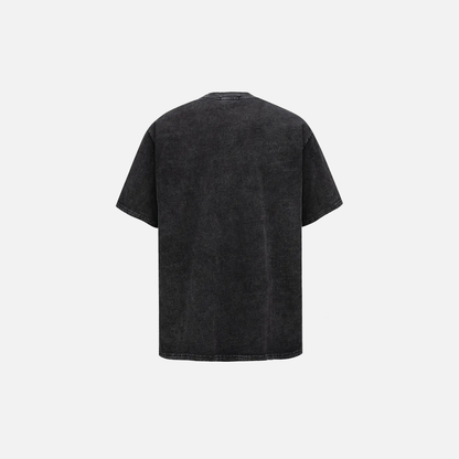 Graphic Vintage Black UFO Alien T-Shirt