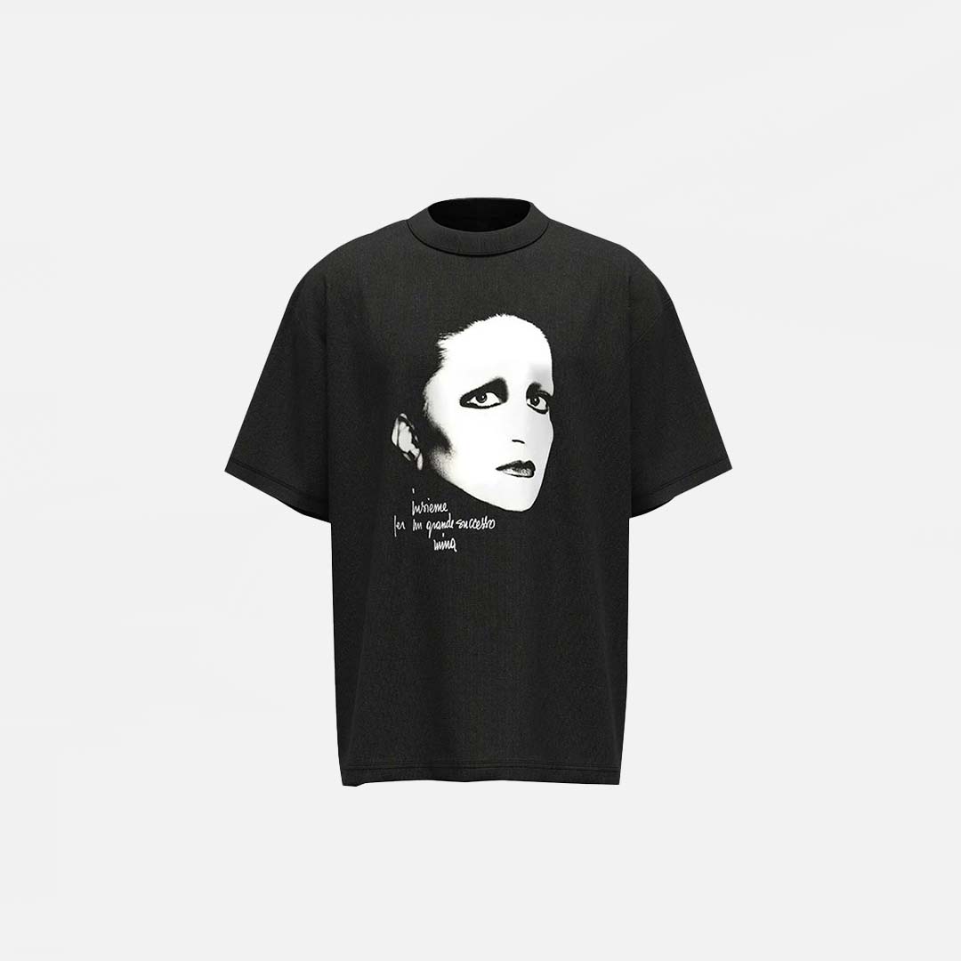 Graphic Face Printed T-Shirt