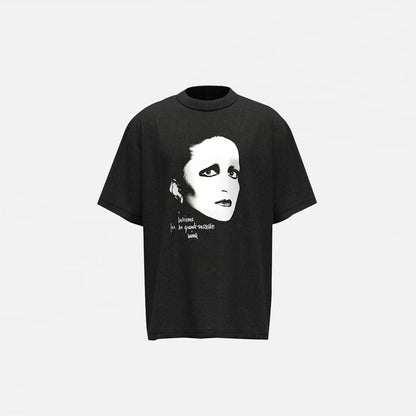 Graphic Face Printed T-Shirt
