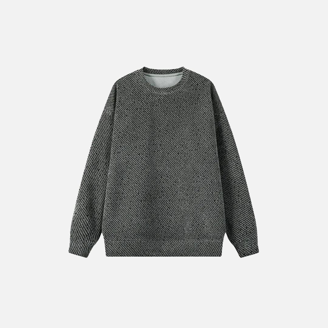 Classic Spring Solid Color Loose Sweatshirt