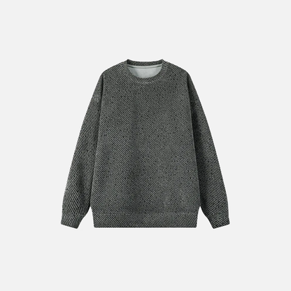Classic Spring Solid Color Loose Sweatshirt