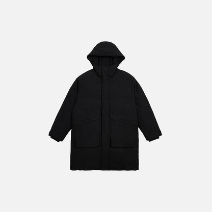 Long Hooded Coat