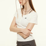 Classic Ribbed Henley Tee