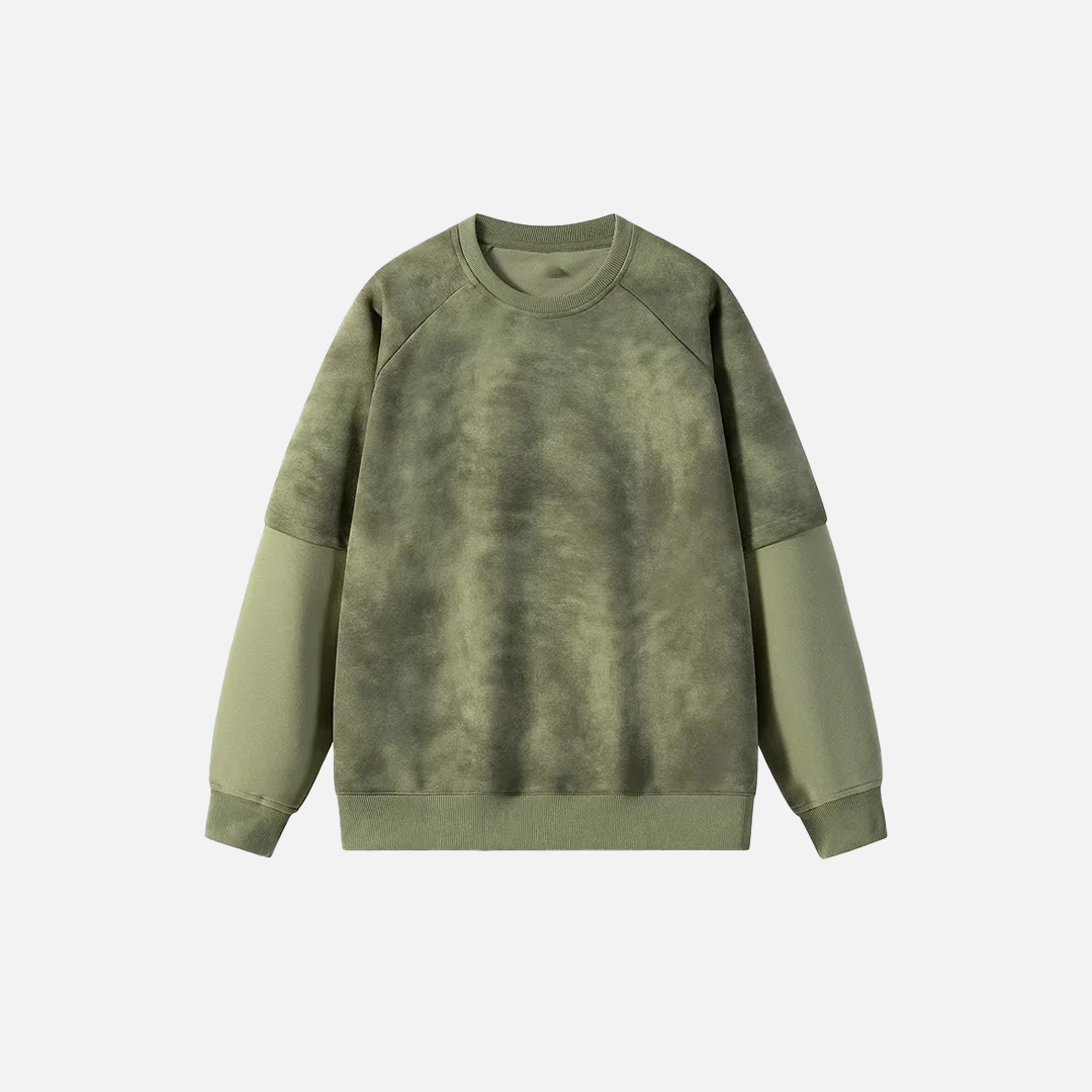 Y2K Style Fake Two Piece Crewneck Sweatshirt