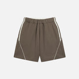 Baggy Patchwork Striped Shorts