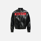 High-Quality Biker Style Motorcycle PU Leather Jacket