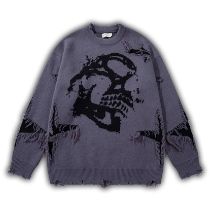 Skull Knit Purple