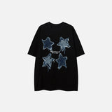 Pentagrams Patchwork T-Shirts