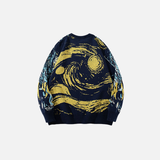 Y2K Star Night Oversized Knit Jumper Sweater