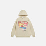 Heart Shaped Spider Graphic Hoodie