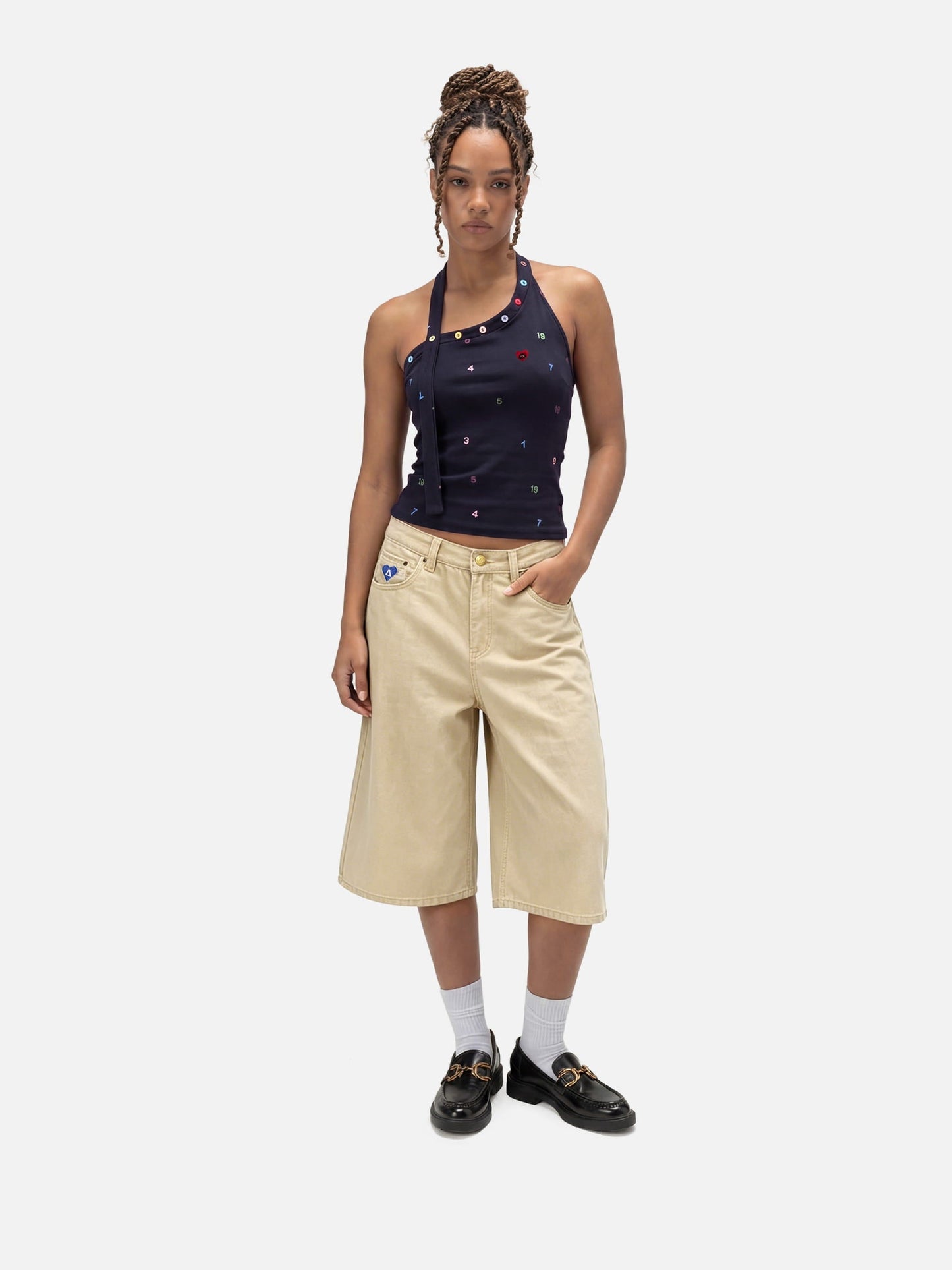 Asymmetric Halter Top