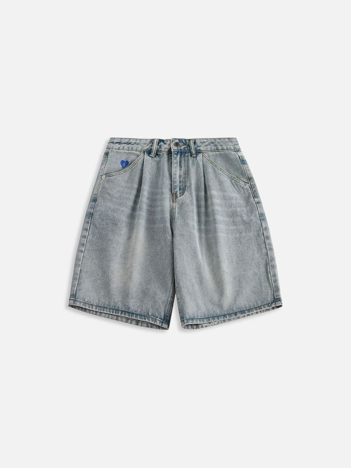 Washed Wrinkle Jorts