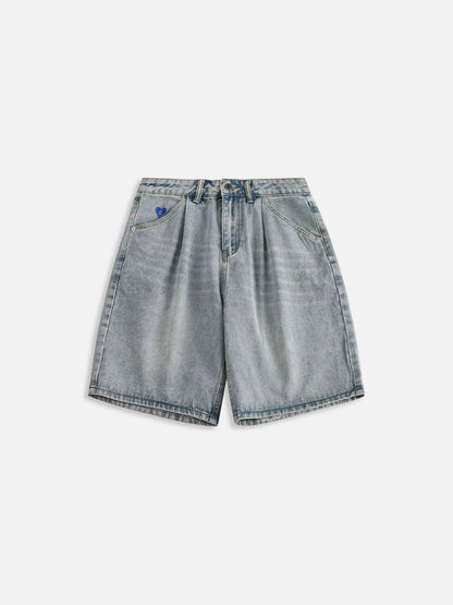 Washed Wrinkle Jorts