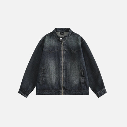 Vintage Japanese Washed Denim Jacket