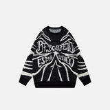 Vintage Pointed Star Loose Sweater