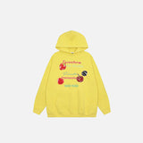Fruit Graphic Print Hoodie