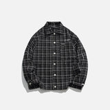 Oversized Black Hit Color Patch Shirt