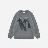 Black Knitted Sweater