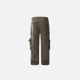Straight-leg Washed Cargo Pants